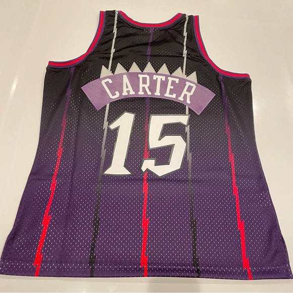 Mitchell and Ness NBA Swingman Toronto Raptors Vince Carter Jersey Size Large - Picture 2 of 9